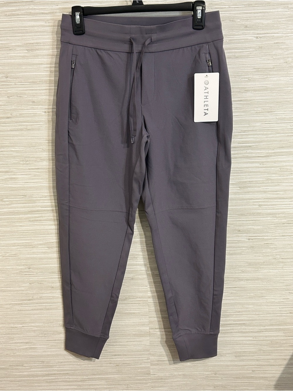 Athleta Headlands Hybrid Trek Jogger Pants Dusk Violet NWT Size 4 Petite Hike